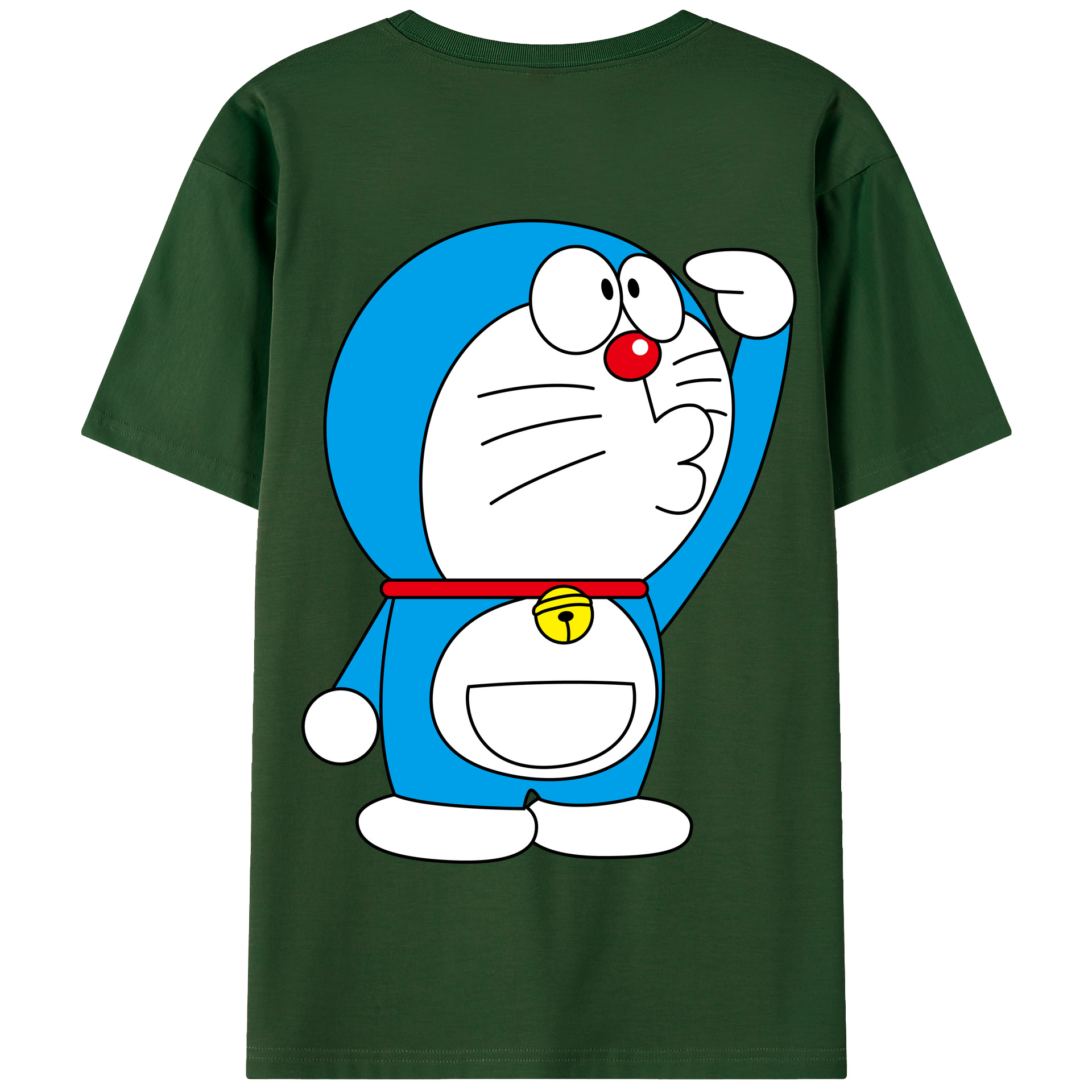 （画像用） ドラえもん Doraemon 綿100％半袖Tシャツ（背面プリント）